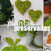 Plantas y flores preservadas.