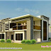1925 sq-ft modern North Indian style house elevation