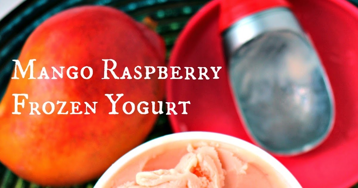 Mango Raspberry Frozen Yogurt Manila Spoon