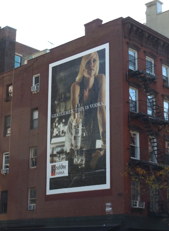 Ketel One Gentlemen vodka billboard
