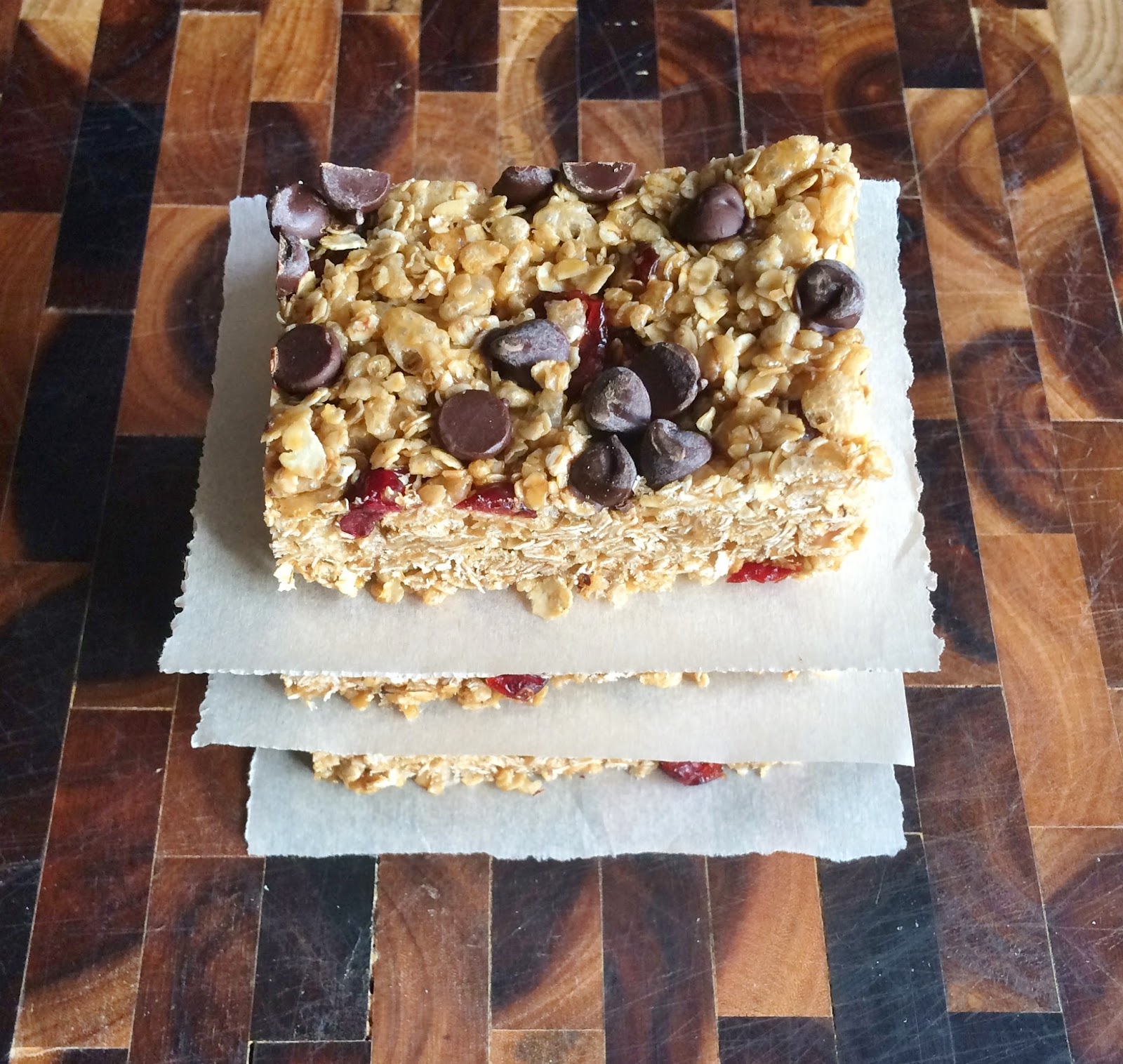 My Tiny Oven Chewy Peanut Butter Breakfast Bars