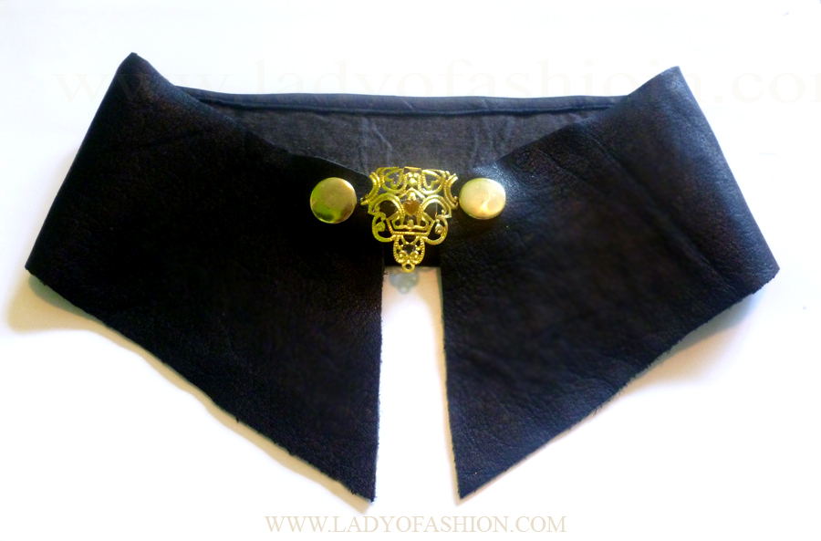 DIY Black Collar Fashion FASHION TALES