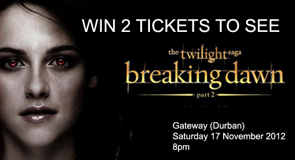 WIN 2 Tickets to TWILIGHT Breaking Dawn Part 2