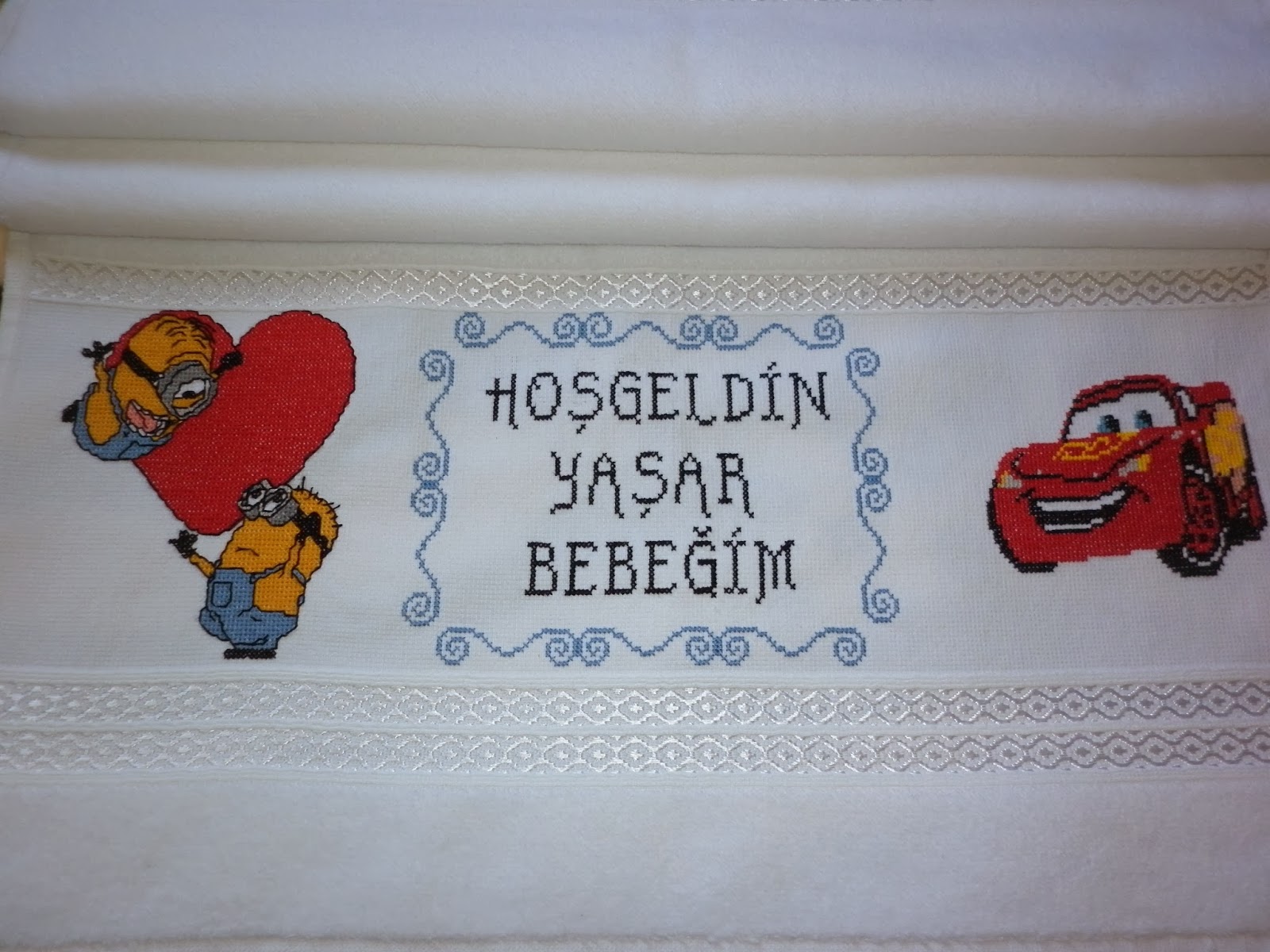 Seffaf Bulutlar Bebek Havlusu 1