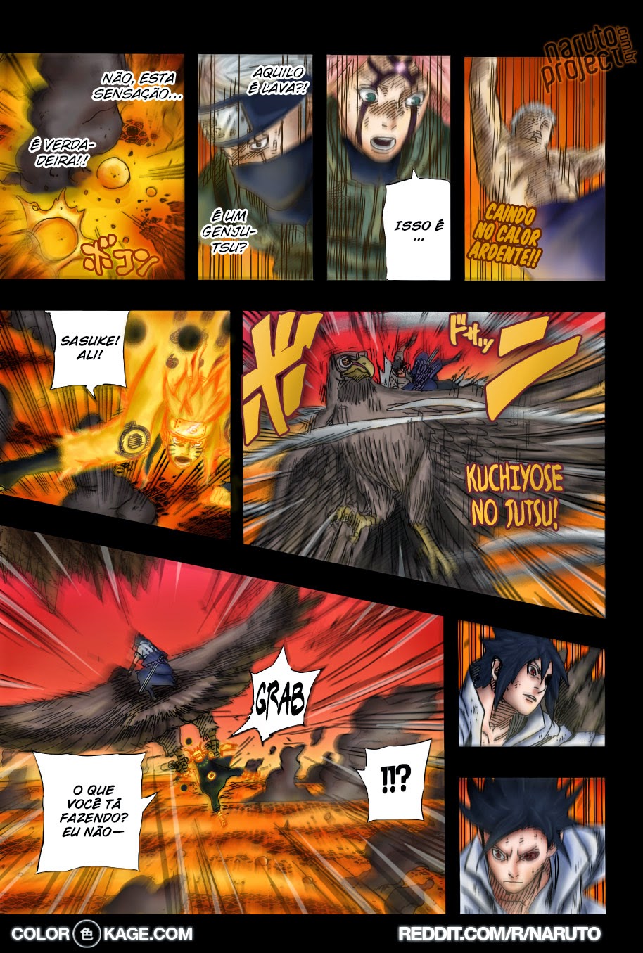 Naruto 680 Mangá Colorido Naruto 680 Mangá Colorido em português