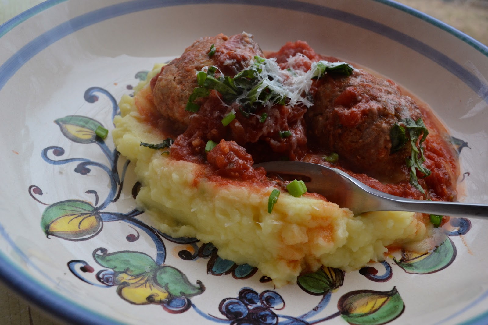 more than burnt toast Tender Meatballs with Olive Oil Garlic Parmesan