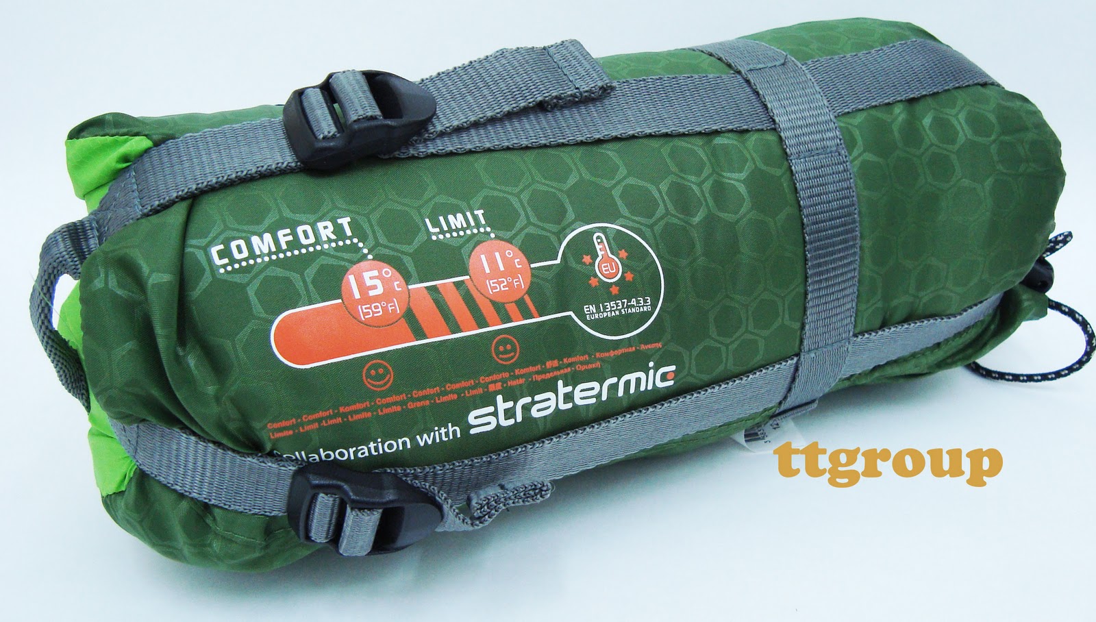 Quechua Camping Hiking Ultralight Compact S15 Sleeping Bag, Mummy Shape