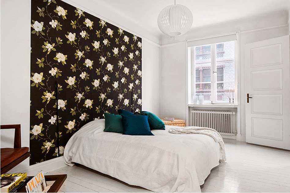 My bohemic home: tapeter i sovrum