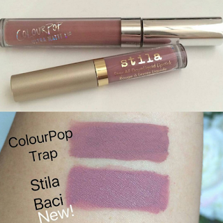 stila baci swatches dupethat trio comparing eternal colourpop trap thank