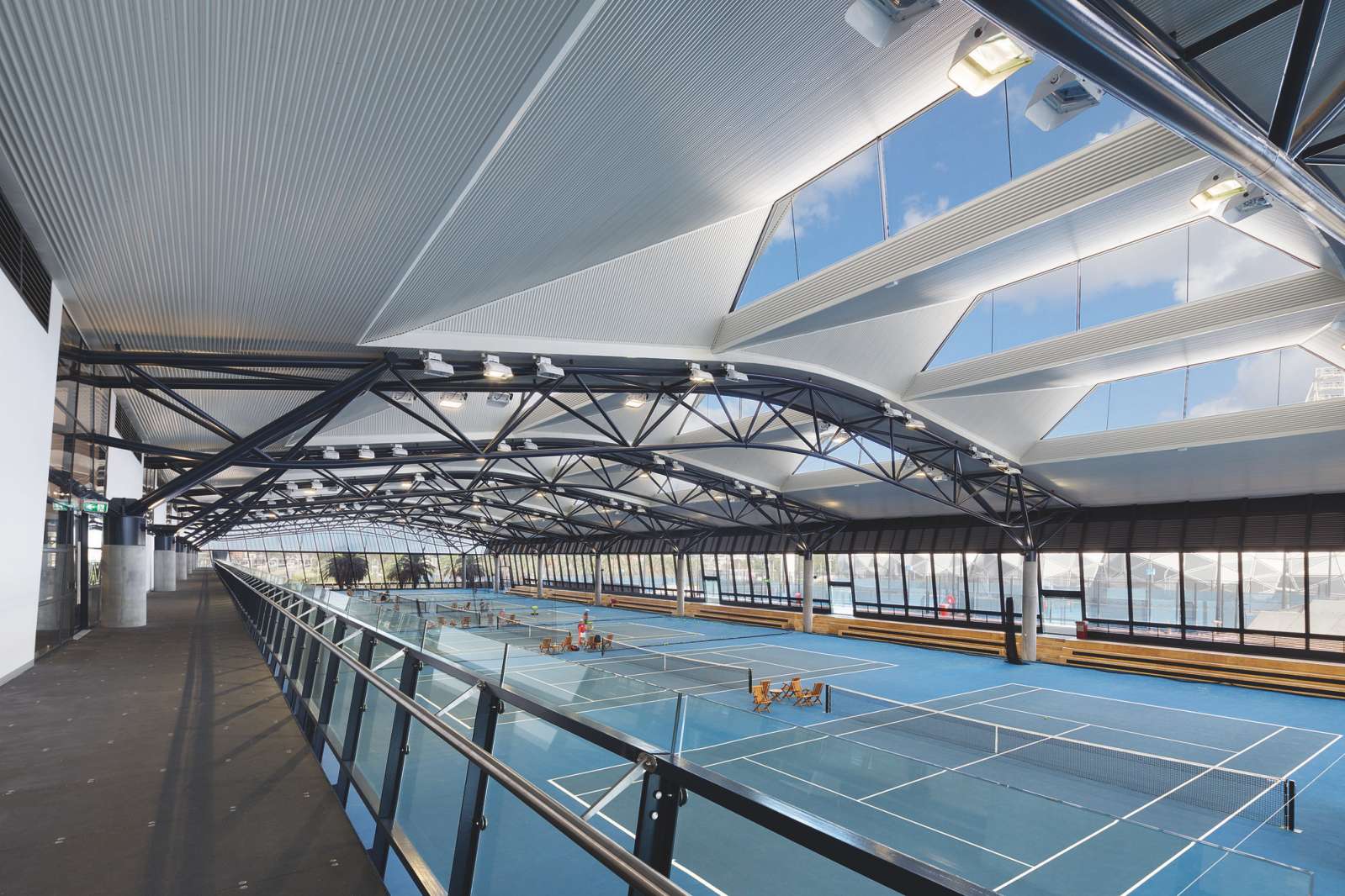 architecture now and The Future NATIONAL TENNIS CENTRE BY JACKSON ARCHITECTURE