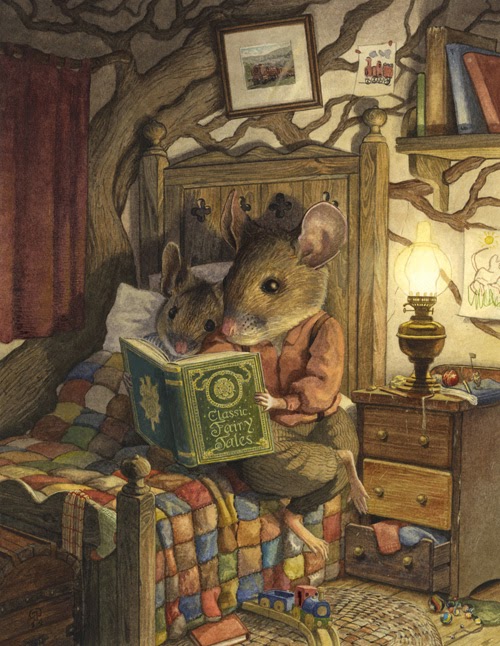 Chris Dunn Illustration/Fine Art 'Bedtime Story' Finished