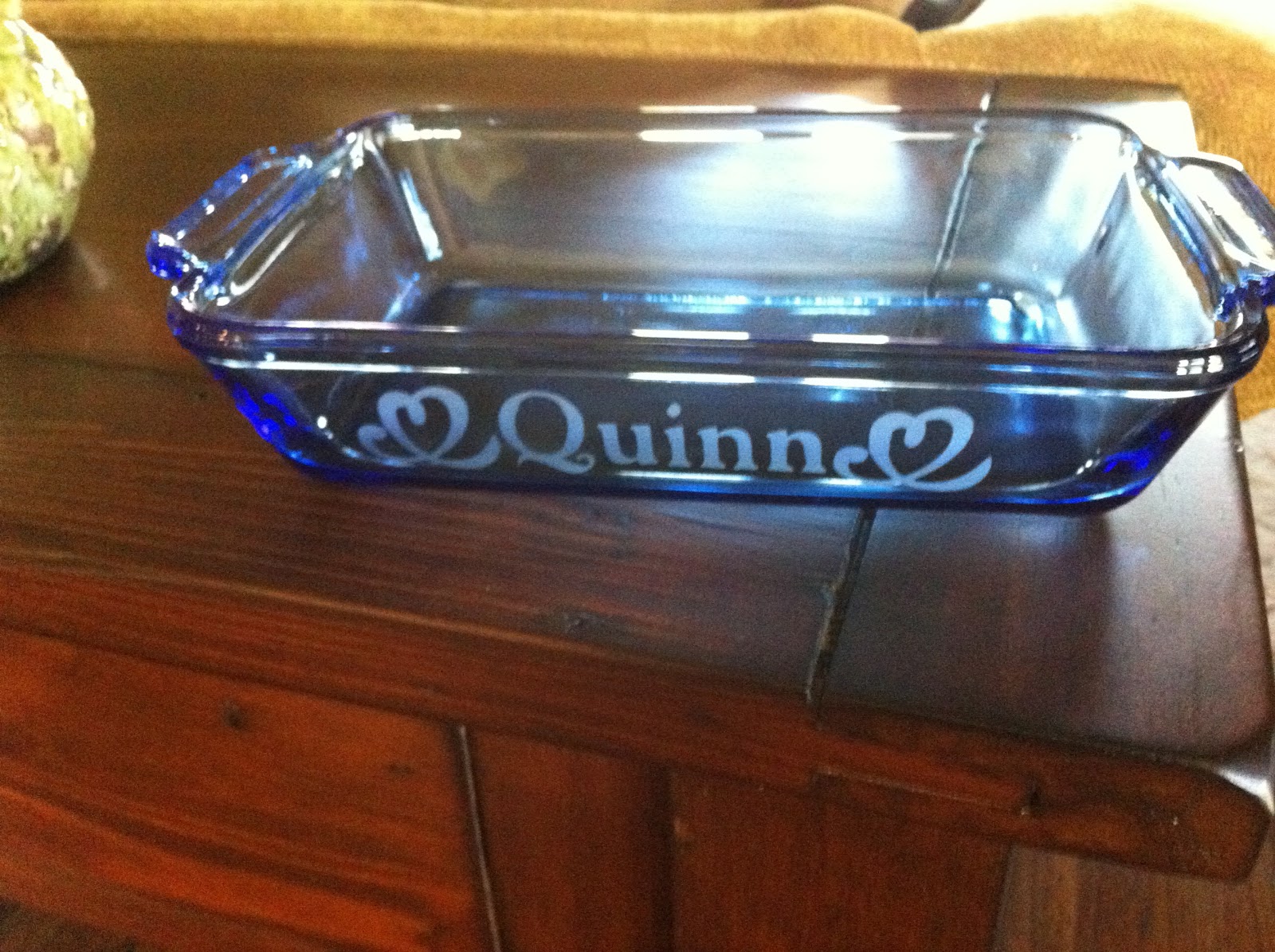 Connoisseur of Creativity DIY Etched Casserole Dish