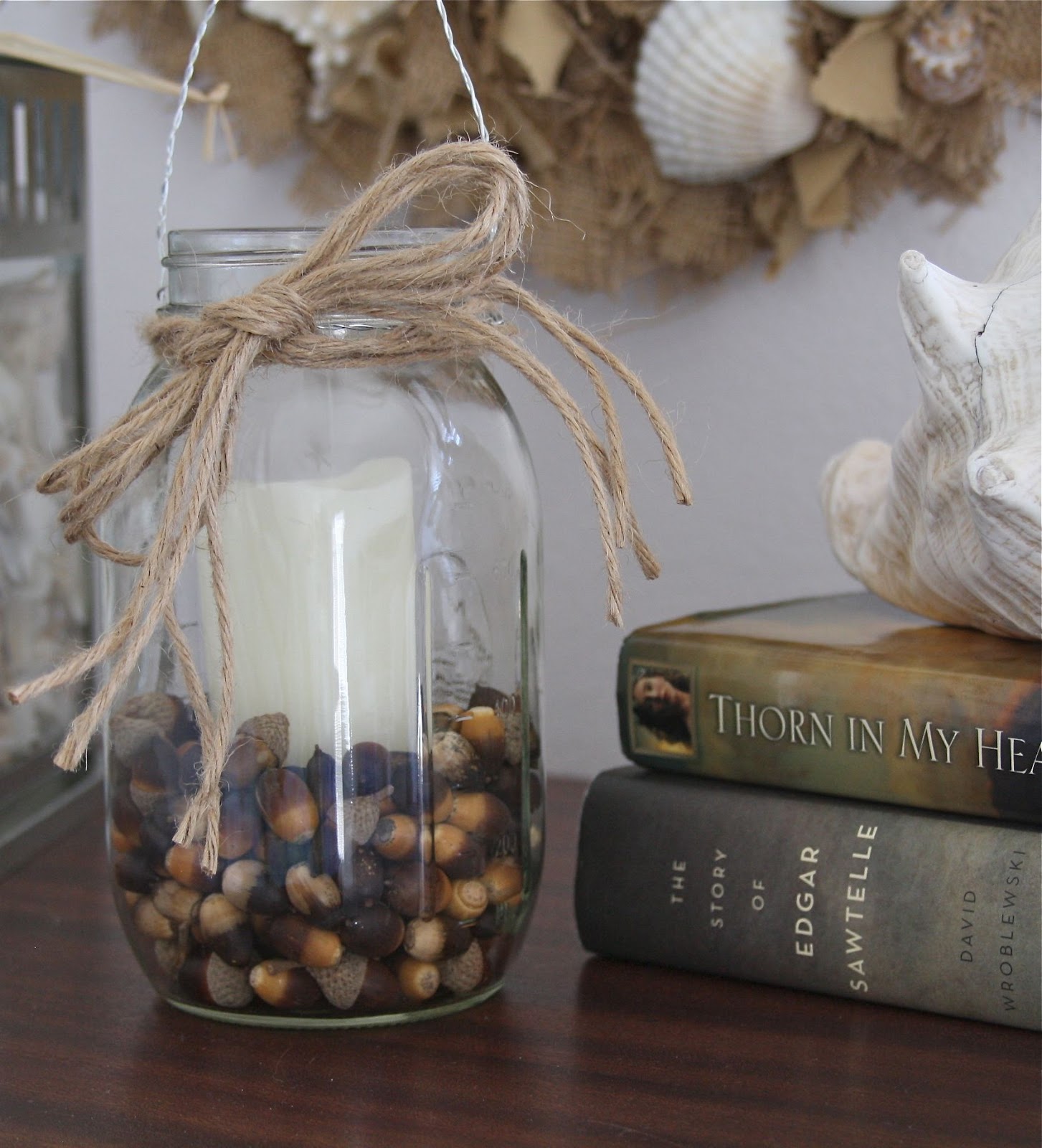 Simply Silver... DIY Mason Jar Candle Holder