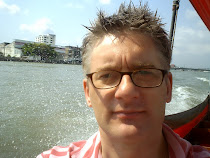 It was windy on the Bangkok river! Flying for KAL.