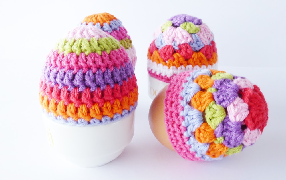 For the Love of Crochet Along: Easter Egg Cozies!