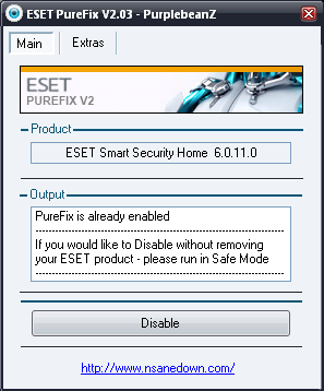 Internet security for Windows ESET