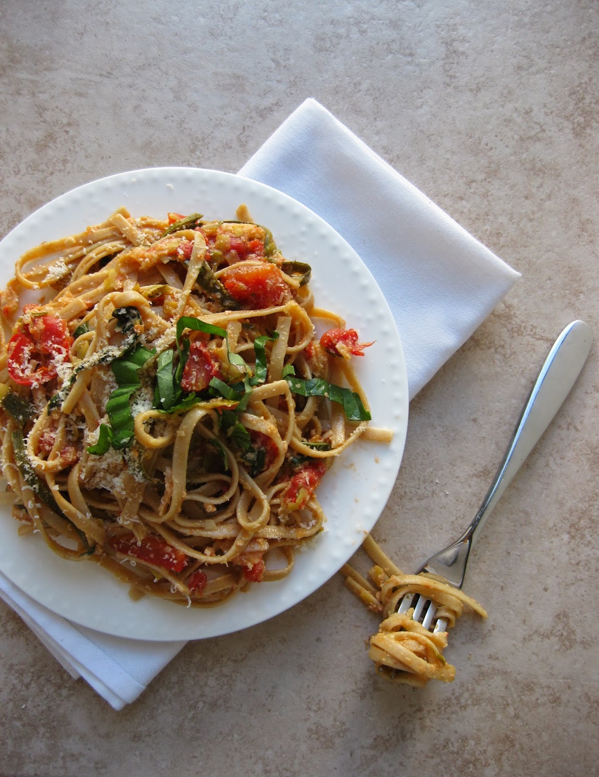 Stew or a Story Healthy Pasta a la Vodka with Zucchini and Greek Yogurt