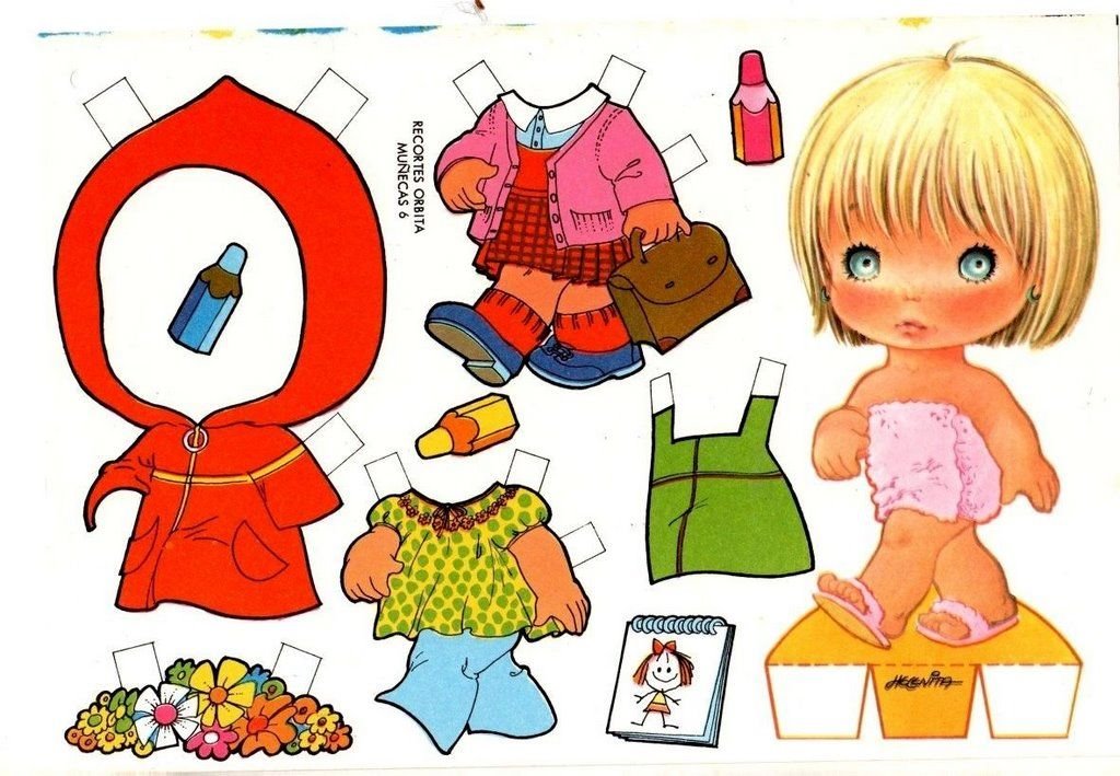 Muñecas recortables para imprimir gratis - Imagui