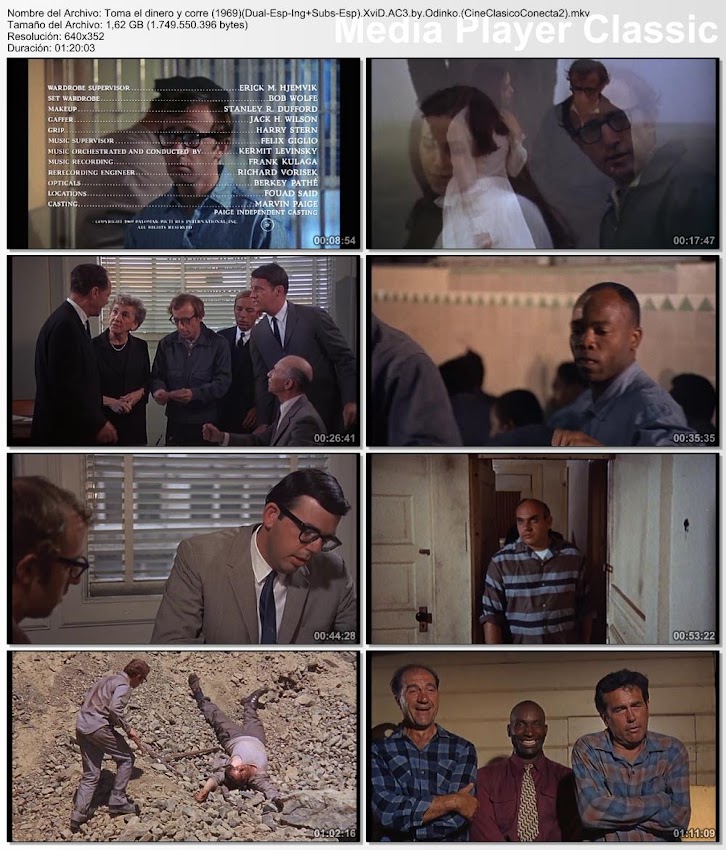 Capturas: Toma el dinero y corre | 1969 | Take the Money and Run Imagenes de la película: Toma el dinero y corre | 1969 | Take the Money and Run