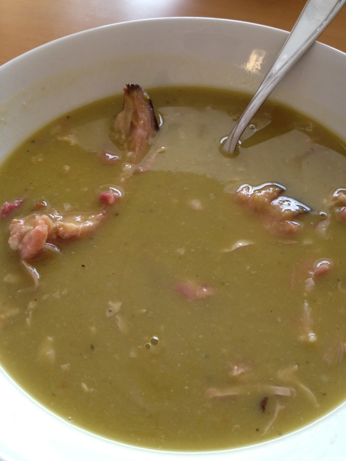 Simply Tasty Split Pea Soup with Ham