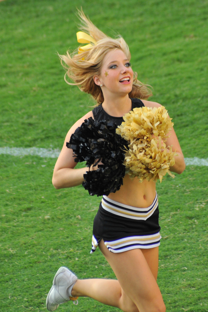 But I started thinking about Vanderbilt and their cheerleaders. 