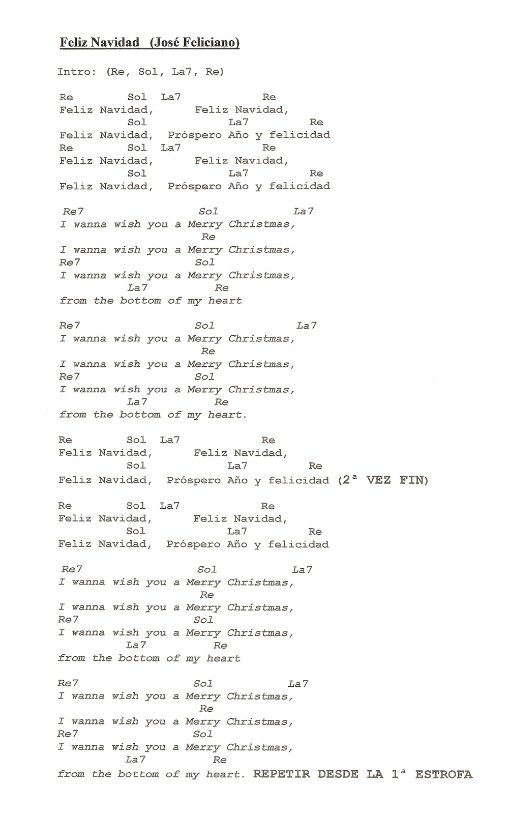 jose feliciano que sera acordes clases de guitarra feliz navidad re jos 233 feliciano jose feliciano que sera acordes clases de guitarra feliz navidad re jos 233 feliciano