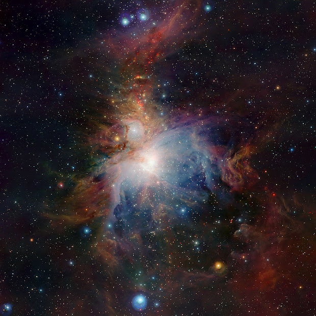 Awesome ESO's VISTA infrared view of the Orion Nebula!