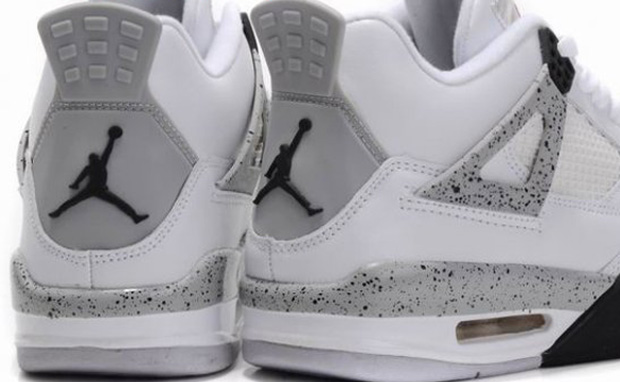 air jordan 4 white cement grey