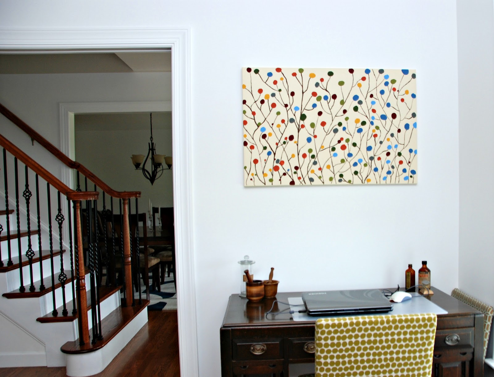 One Creative Housewife DIY Contemporary Wall Art