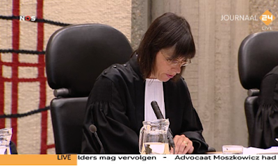 Judge Judith Boeree struggles to pronounce the name Sayyid Qutb judge Judith Boeree