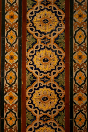 Tiles in Palacio de Lebrija, Sevilla