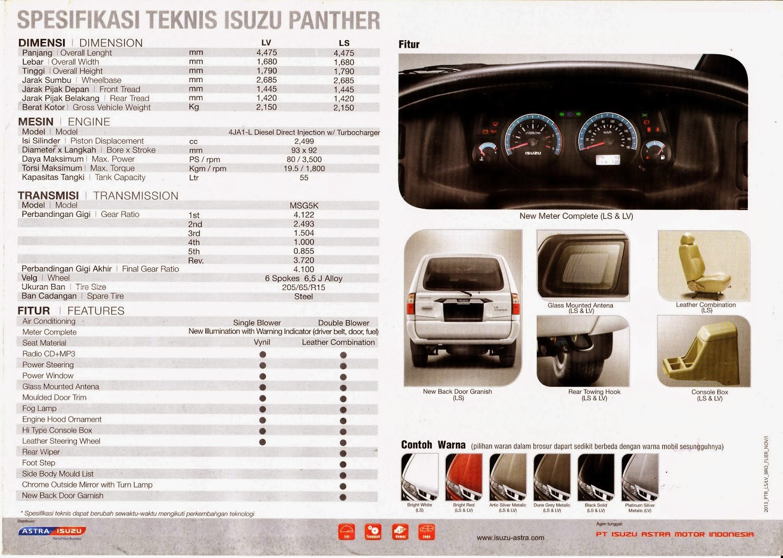 Harga Isuzu Panther Ls Turbo Semarang Dealer Resmi Isuzu harga isuzu panther ls turbo semarang dealer resmi isuzu