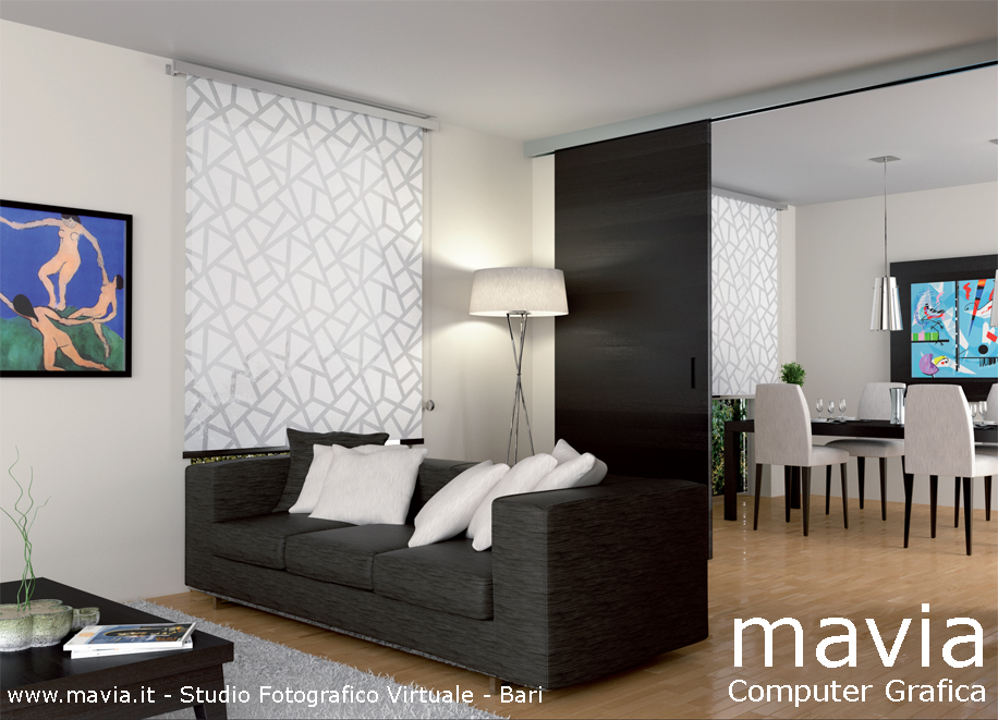 Arredamento di interni: interni 3d rendering in cinema 4d vray ... Modelli di soggiorni moderni