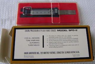 Shure SFG-2 stylus force gauge( NOS )Sold Shure+sfg-2+bottom