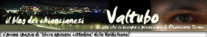 Valtubo per Chianciano Il blog dei Chiancianesi