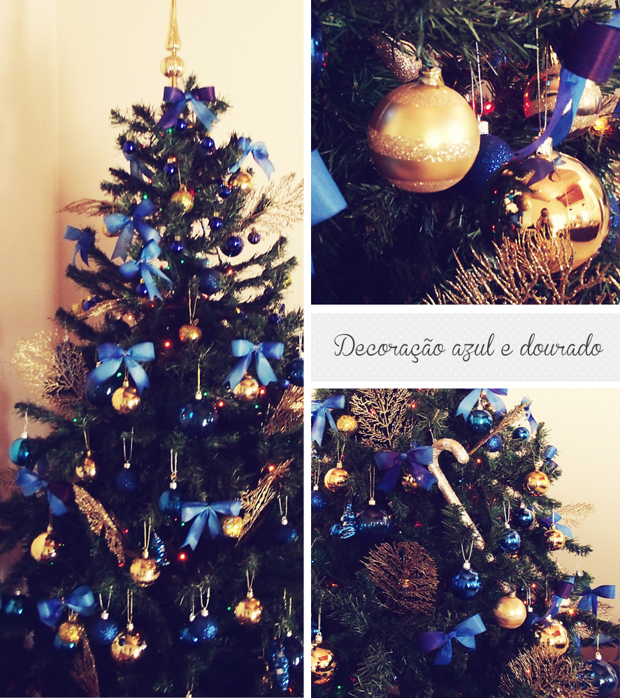 decoracao de arvore de natal azul e dourado:Inspire-se: Decorações Natalinas! decoracao de arvore de natal azul e dourado:Inspire-se: Decorações Natalinas!