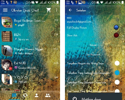BBM Mod Droid Chat! v4.7.12 Transparan BBM Mod Droid Chat! v4.7.12 Transparan