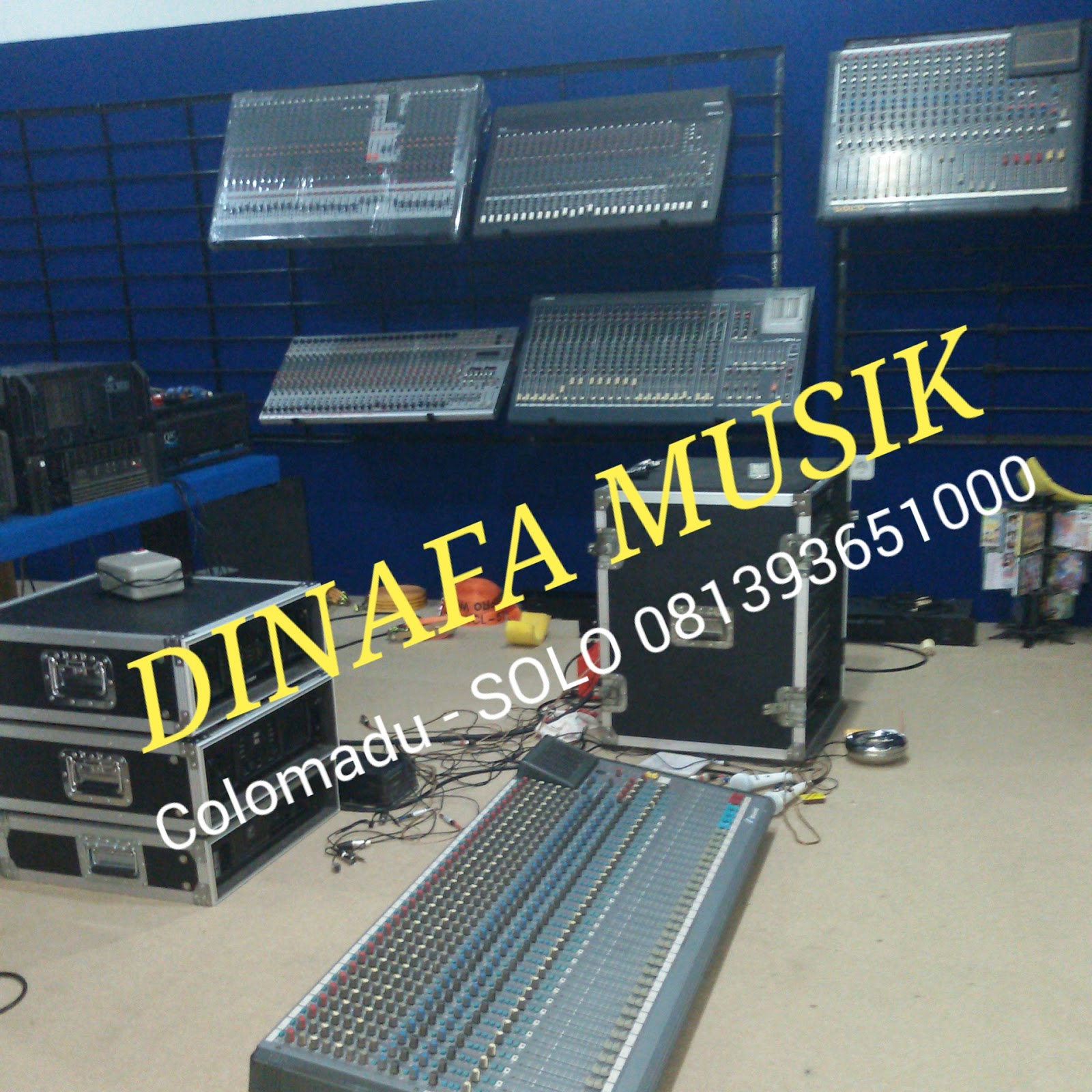 DINAFA MUSIK jual mixer audio bekas