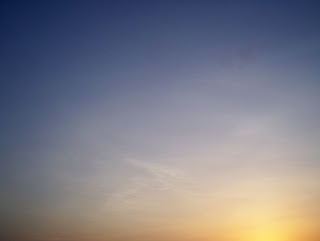 Clouds, Sky ,Sun, Evening, Scene