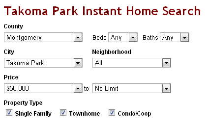 Takoma Park Real Estate