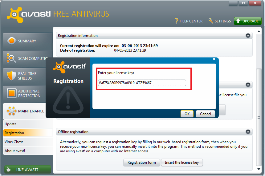 Serial Key for the Avast Free Antivirus 2018 - getavastnet
