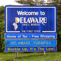 Delaware State Sign Where to Buy Wedding Sparklers in Delaware