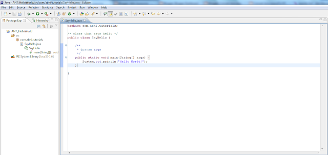 Ant:Hello World