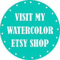 Etsy shop watercolor clip art