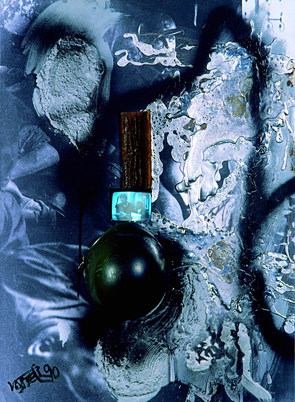 Wolf Vostell Der Fall Der Berliner Mauer 1989 1991 Auswahl