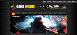 Game Online Blogger Template is game related blogger template.