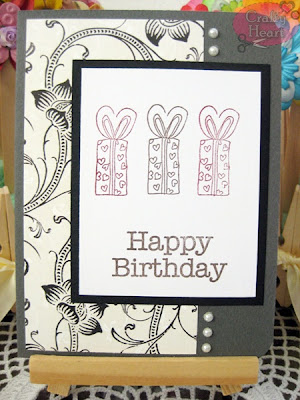 Handmade Card - Happy Birthday Series (1) - Floral