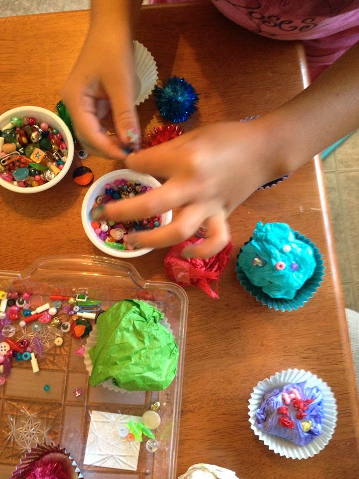 Tissue Paper Cupcake Shop