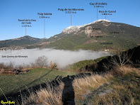 Panoràmica cap a ponent des de la masia de Casabella. Autor: Ricard Badia Panoràmica cap a ponent des de la masia de Casabella. Autor: Ricard Badia