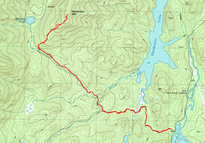 Off on Adventure Henderson Mountain (3752') High Peaks Wilderness
